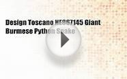 Design Toscano NE867145 Giant Burmese Python Snake