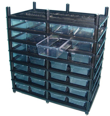 Ball python rack from Vision Products